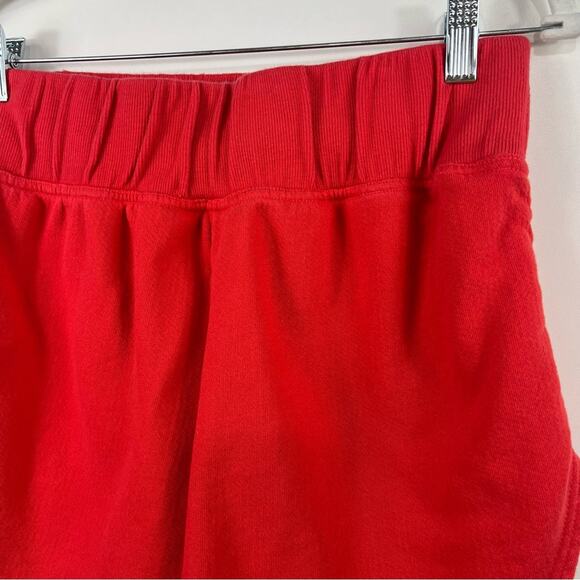 Free People Movement Off Sides Ruched Shorts in Grapefruit Red Size M Athletic - Picture 6 of 11
